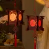 Linterna del Festival de Medio Otoño 2026 Modelo Nuevo Linterna de Madera Portátil Estilo Antiguo Linterna de Palacio Chino Kit de Materiales para Manualidades DIY para Niños