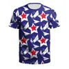 Ropa Transfronteriza Nueva para Primavera y Verano 2023 Día de la Independencia de EE. UU. Camiseta de Manga Corta para Hombre Impresa Digitalmente en 3D Ropa para Parejas