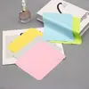 Seda de Leche Ultra Suave Cuatro Colores Tela Limpiadora de Gafas de Seda de Isla Película Beige Gamuza Microfibra Gris