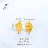 Puzuo Cor Forte que Preserva a Cor Dourado Areia Acessórios DIY com Diamantes, Besta Devoradora de Ouro, Pixiu, Cabeça de Buda, Pingente de Bolsa de Dinheiro, Contas Espaçadoras e Artesanato com Contas
