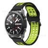 22mm plana dupla cor de silicone cinta para Samsung watch3 Gear S3/4 respirável pulseira de silicone de cor dupla