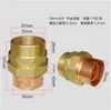 Conexión de Unión con Rosca Exterior de Latón + Cobre, Conexión de Codo de Cobre, Unión de Soldadura con Rosca Exterior para Conexión Directa de Tubería de Cobre, 2 Puntos - 3 Pulgadas