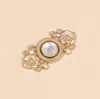 Capa con Broche de Flor de Peonía Doble de Nácar Hanfu Broche Cosido a Mano Estilo Chino Dinastía Song y Ming Camisa Cardigan Broche Decorativo
