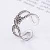 Anillo personalizado para hombre hipster japonés y coreano regalo de cumpleaños anillo retro anillo dominante para hombre y mujer anillo de cola a granel