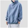 Venta de liquidación: Sudadera Gruesa de Felpa para Hombre, Otoño-Invierno, Talla Grande, Corte Holgado, Retirada de los Mostradores del Centro Comercial