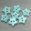Botón de Concha de Estrella de Cinco Puntas de Color Café Natural Hecho a Mano DIY Ropa de Muñeca BJD Botón de Estrella Decoración de Camisa