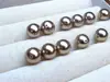 Contas Soltas de Cristal Swarovski Pérola de Imitação Meio Furadas para Joias Artesanais DIY Colares, Brincos, Pingentes e Acessórios de Joias