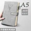 Caderno de Negócios Espesso, Caderno de Cabeça de Veado em Pele de Ovelha, Planejador A5 com Logotipo Personalizado, Caderno Simples para Atacado para a Temporada de Volta às Aulas