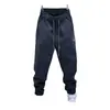 Pantalones Casuales Gruesos de Alta Gama para Hombre Otoño e Invierno Cintura Elástica Joggers Casuales Holgados Deportivos de Chándal Modernos