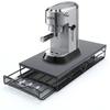 Prateleira de Armazenamento para Bancada de Café Selecionada Cuidadosamente, Aparador de Mesa à Prova de Poeira, Armário de Armazenamento para Copos de Água, Prateleira para Barra de Água de Cápsulas de Pílulas
