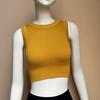 Sujetador Deportivo Waffle de Verano para Mujer de Alta Calidad Transfronterizo con Almohadillas para el Busto, Chaleco de Hombro Ancho, Fábrica de Ropa Interior con Copa Fija