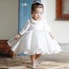 Vestido de Primer Cumpleaños Vestido de Princesa 2025 Estilo Nuevo Dama de Honor Pequeña Anfitriona Pasarela de Cumpleaños Disfraz de Actuación Falda Tutú Infantil
