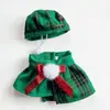 Nuevo conjunto de ropa navideña para mascotas: sombrero y chal para gato, sombrero estilo británico para perro, decoración para mascotas para fotos