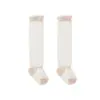 Nuevos Calcetines Anti-Mosquitos de Verano para Niños, Algodón Peinado de Caña Ancha Calcetines para Bebé Recién Nacido, Calcetines de Malla Larga para Bebé 0-3