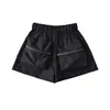 Pantalones cortos de trabajo de verano estilo americano, tridimensionales, con bolsillos grandes para mujer, secado rápido, ligeros, cintura elástica, informales, adelgazantes, de pierna ancha