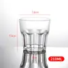 Copo de cerveja resistente a quedas PC puro copo octogonal plástico de grau alimentício taça de vinho copo Luo bar KTV copo octogonal resistente a quedas