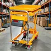 Hoular buen tirón HL50C plataforma de pesaje para elevación báscula electrónica plataforma elevadora empuje manual hidráulica báscula de banda