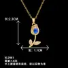 Collar para Mujer Transfronterizo Popular Collar de Perlas con Lazo Diseño de Nicho Versátil No se Desvanece Accesorios de Acero de Titanio de Gama Alta