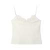 Venta de liquidación: Exquisita Camisola de Encaje Calado Bordada Ajustada para Usar con Ropa Exterior, Moda Femenina Puro Deseo, Top Corto Entallador