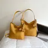 Atacado Transfronteiriço Nova Moda Bolsa Tote de Couro com Cera de Óleo para Axila Bolsa de Ombro Cruzada Casual de Grande Capacidade Estilo Retrô Bolsa Feminina