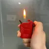 Conjunto Criativo Bd Frango Série Isqueiro Inflável de Chama Aberta Cabeça de Três Níveis Pacote de Três Níveis Sinal Q Periférico Atacado