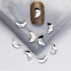 Pacote inteiro de 1440 peças atacado branco plana em forma especial diamante super brilhante pequena gota de chuva prego diamante jóias quadrado amor strass