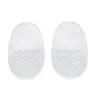 Almohadillas para Tacones de Zapatos de Tacón Alto para Mujer PU Mitad Malla Mitad Rejilla Individual Zapato Almohadillas de Talón Cómodas Amortiguación de Gel Alivio del Dolor Media Almohadilla