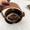 Bolso Cubo Vintage Estampado Retro, Bolso de Hombro tipo Canasta Gran Capacidad Estilo Europeo y Americano, Bolso Cruzado de Alta Gama para Viajes Diarios para Mujeres