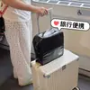 Nova Bolsa de Maquiagem Compartimentada de Grande Capacidade Stand-up para Viagem, Malas de Viagem, Bolsa de Armazenamento à Prova d'Água