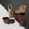 Botines de Tobillo Adelgazantes con Suela Gruesa, Versátiles y Absorbentes de Impacto para Mujer, Botas Martin Retro Francesas con Hebilla, Novedad Otoño/Invierno 2026