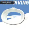 Espejo de Pesca de Vidrio de Alta Definición Equipo de Máscara de Buceo de Acero Inoxidable Gafas de Natación para Miopía Máscara Sambo de Marco Grande para Snorkel