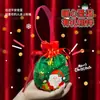 Produtos de Natal Transfronteiriços, Sacolas de Embalagem de Frutas da Paz, Sacolas para Compartilhamento de Presentes para Idosos Felizes, Sacolas de Bem-Estar para Eventos de Festa de Natal