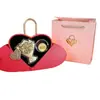 Pastel de Amor 520 Día de San Valentín Oro Puro 999 Festival Qixi Set de Regalo Romántico, adecuado para pequeños regalos del Festival Qixi, disponible para venta al por mayor
