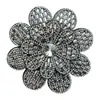 Broche de Flor Grande Completo de Diamantes Transfronterizo, Flor para Zapato Versátil de Moda de Lujo de Alta Gama, Accesorios de Ropa DIY para Bolsos
