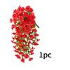 Amazon Transfronterizo Flores Artificiales Eucalipto Gloria de la Mañana Flores de Seda Hogar Boda Patio Exterior Colgante de Pared Colgante de Pared de Ratán