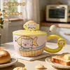 Taza de cerámica con tapa con estampado de leopardo para gato, alto valor estético, taza de café para oficina, gran capacidad, adecuada para regalos y recuerdos