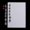 Chan Hua Dibujo de Patrón de Modelo de Papel Tarjeta de Corte Papel Pieza de Papel Plantilla de Modelo de Papel Paquete de Materiales para Pasador de Cabello DIY Accesorios para el Cabello 1