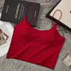 Camisola Sexy Decotada nas Costas com Bojo, Decote em U, Design com Argola Metálica Vazada, Lingerie Bonita nas Costas, Estilo Hot Girl, Pode Ser Usada por Fora