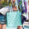 Bolsa Impermeável para Armazenamento de Roupa de Banho, Bolsa com Furo Grande, Bolsa Estampada para Exterior, Bolsa Tote Personalizável com Logo e Padrão, Bolsa de Mão da Moda