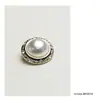 Botones de Perla con Borde de Diamante Retro Ayuko Botones Decorativos para Joyería DIY Ropa Accesorios Abrigo Pequeño de Tweed Fragante