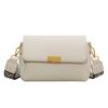 High-end Retro Pequeno Bolsa Feminina 2024 Novo Popular Largo Alça de Ombro Crossbody Bolsa Elegante All-match Casual Pequeno Quadrado Bolsa