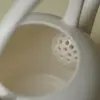 Tetera Blanca de Cerámica Dulce Blanca Porcelana Dinastías Tang y Song con Asa, Juego de Té Kung Fu para Uso en Casa, Tetera para Preparar Té con Filtro de Agujeros Redondos, Estilo Dinastías Tang y Song