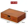 Escritorio de Oficina de Madera Maciza Gabinete de Almacenamiento Caja de Madera Zakka Cajones Múltiples Tipo Dormitorio Caja de Almacenamiento para Cosméticos