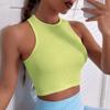 Chaleco Deportivo Casual de Alta Intensidad, Chaleco para Correr, Sujetador Deportivo Adelgazante que se Puede Usar por Fuera, Chaleco de Yoga para Mujer