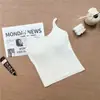 Chaleco térmico de forro polar para otoño e invierno, top sexy sin espalda estilo francés con espalda bonita y copas incorporadas, chaleco top adelgazante
