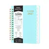 Planejador 2027 Livro de Agenda Transfronteiriça Livro de Calendário Pp Caderno Espiral Caderno Planejador Amazon Personalização