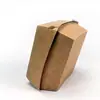 Cajas para hamburguesas al por mayor del fabricante, papel de grado alimenticio, a prueba de aceite, cajas personalizadas para llevar de comida rápida, cajas de embalaje para hamburguesas