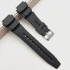 Adecuado para correa de repuesto de reloj electrónico para niños material PU negro correa de reloj deportivo de silicona una variedad de multitaalla