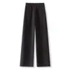 Pantalones de Pierna Ancha para Mujer Verano 2026 Nuevos Pantalones Casuales Delgados con Efecto de Caída, Adelgazantes, Sueltos, Pierna Recta Estrecha, Largos