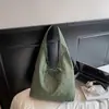 Bolsa de Hombro Sencilla Ligera Estilo Perezoso para Otoño 2026, Bolsa Grande de Compras para el Trabajo, Bolso Tote Fresco de Color Sólido